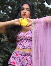 Violet Purple Floral Co-Od